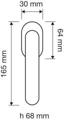 Wind Pencere Kolu Krom Mat