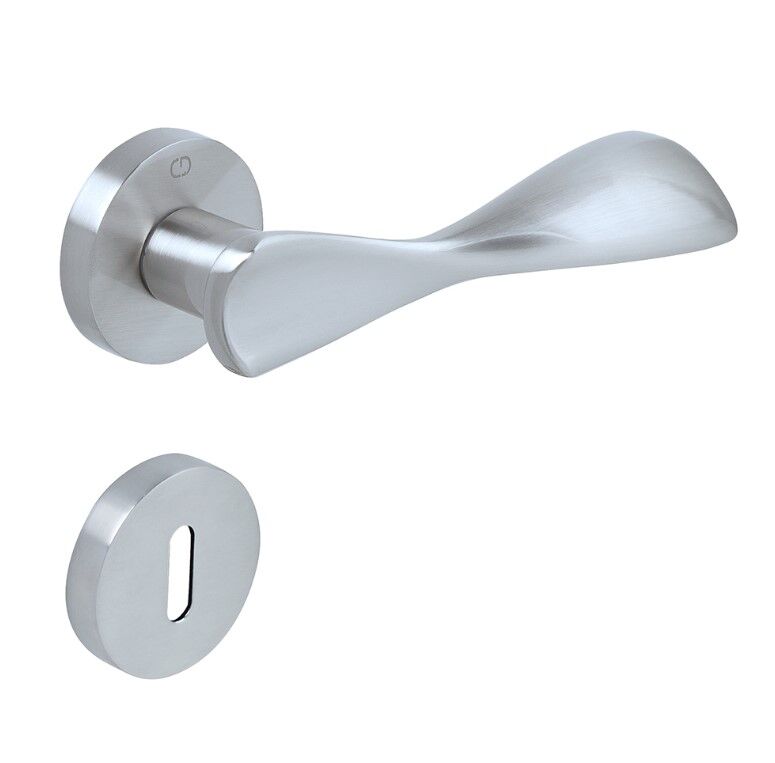 LAVI Kapı Kolu Seti Oda Krom Fırçalanmış