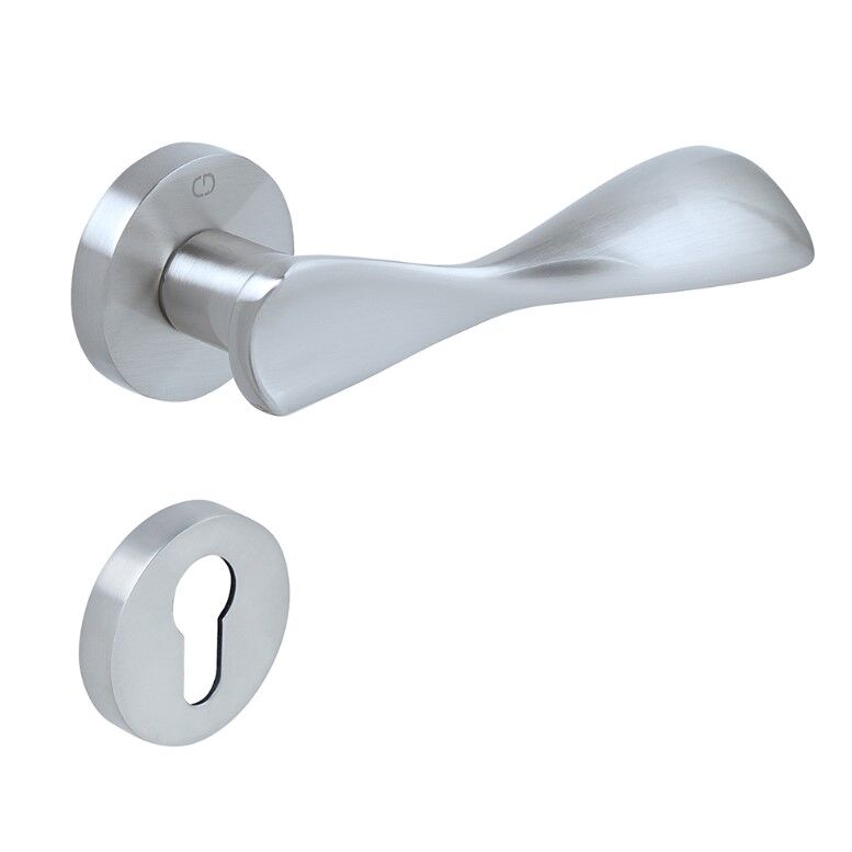 LAVI  Kapı Kolu Seti Yale Krom Fırçalanmış