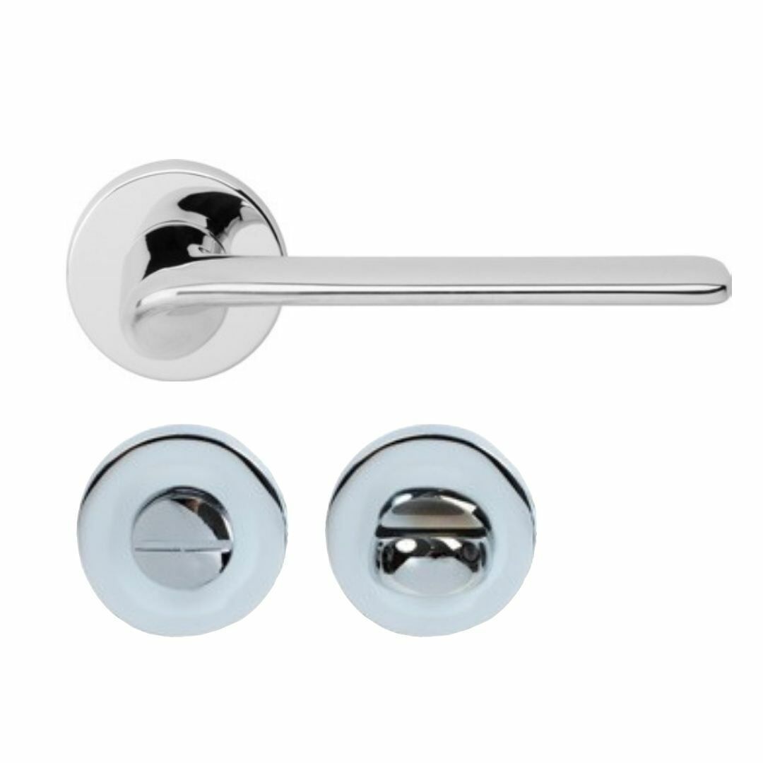 Hafele Kapı Kolu Seti Hant Banyo (Wc) Parlak Krom