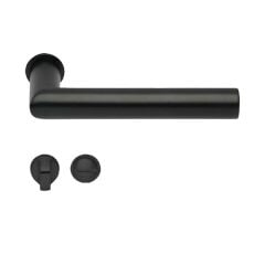 Hafele Kapı Kolu Seti Mini Werner WC Mat Siyah