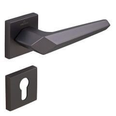 SATA Kapı Kolu Seti Yale Antrasit Satine