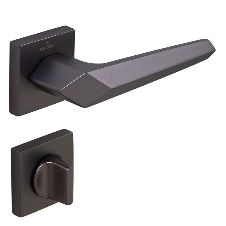 SATA Kapı Kolu Seti WC Antrasit Satine