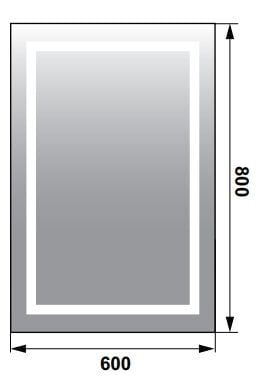 Hafele MIRAGE LED Banyo Aynası