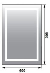 Hafele MIRAGE LED Banyo Aynası