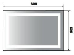 Hafele MIRAGE LED Banyo Aynası