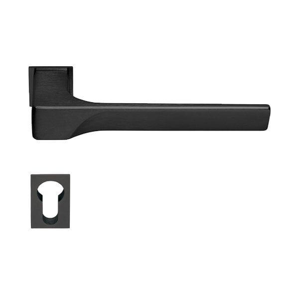 Hafele Kapı Kolu Seti Mini İstanbul Barelli Mat Siyah