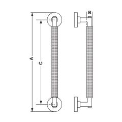 Hafele Çekme Kol Verona 300mm Mat Altın