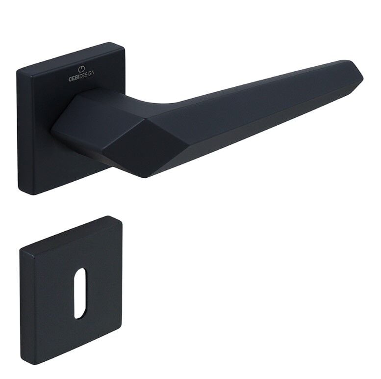 SATA Kapı Kolu Seti Oda Krom Siyah Mat