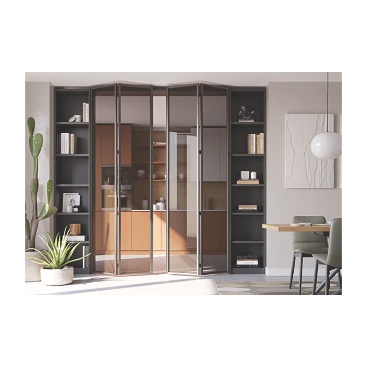 Hafele Folder Titanyum İkili Menteşe Set