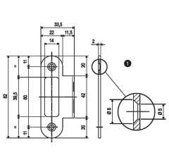 Dilden Kilit Karşılığı Mediana Antik Pirinç