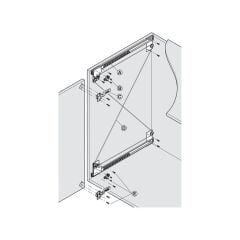 Hafele  Slido F-Park71 16A, Ahşap Pivot Kayar Kapaklar , Set