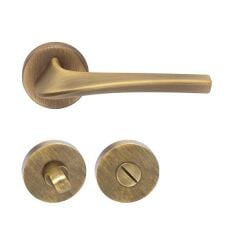 Hafele Kapı Kolu Seti Master WC Antik Bronz