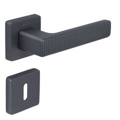 ROOT Kapı Kolu Seti Oda Antrasit Satine
