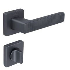 ROOT Kapı Kolu Seti WC Antrasit Satine