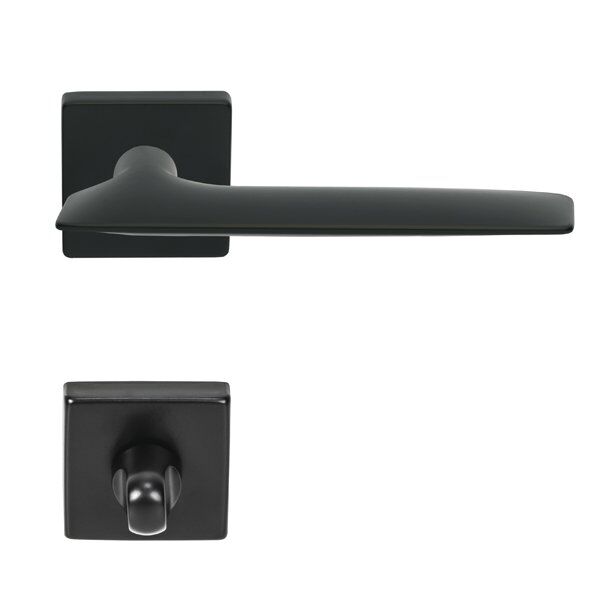 Hafele Kapı Kolu Seti Enjoy WC Mat Siyah