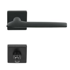 Hafele Kapı Kolu Seti Enjoy WC Mat Siyah