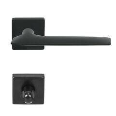 Hafele Kapı Kolu Seti Enjoy WC Mat Siyah