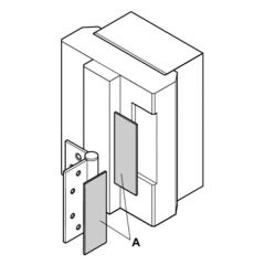 Hafele Koruma Levhası 102x36mm (Menteşe İçin)