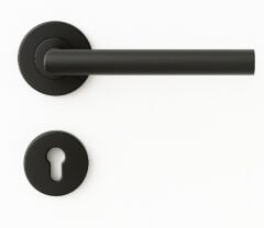 Croma 101 Kapı Kolu Seti Yale Siyah Mat