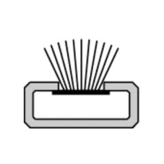 Hafele Yangın Duman Fitili 20x4x2100mm Kahve Renk