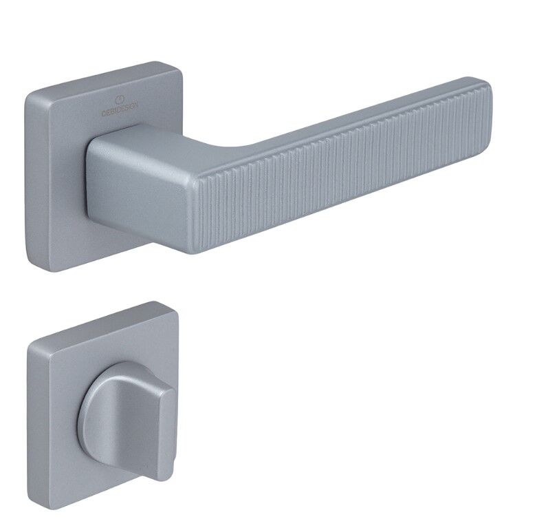 ROOT Kapı Kolu Seti WC Krom Mat