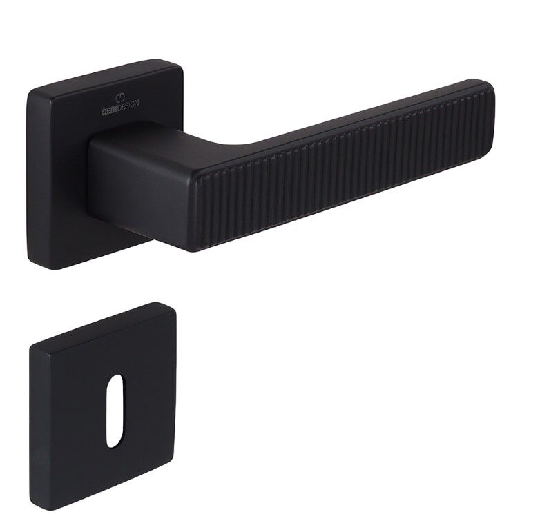 ROOT Kapı Kolu Seti Oda Siyah Mat