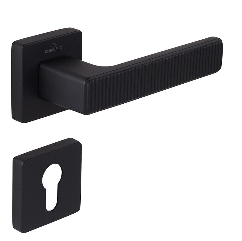 ROOT Kapı Kolu Seti Yale Siyah Mat