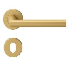 Croma 101 Kapı Kolu Seti Oda Pirinç Mat PVD