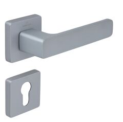 FLAT Kapı Kolu Seti Yale Krom Mat