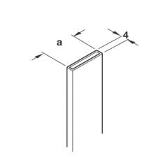 Hafele Yangın Dayanımlı Fitil 38x4x2100mm Kahve Renk