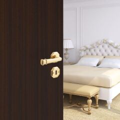 Hafele YORK WC (Banyo Tipi) Parlak Altın Renk Kapı Kolu