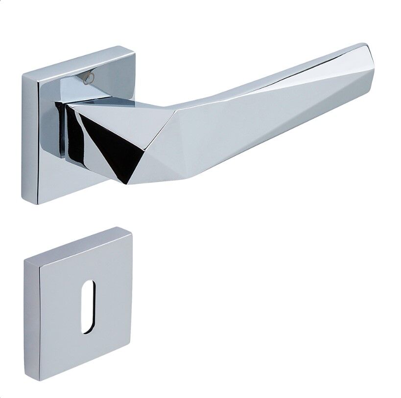 PIRA Kapı Kolu Seti Oda Krom Parlak