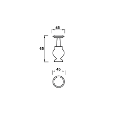 Hafele Zemine Monte Kapı Stoperi, Paslanmaz Çelik Renk