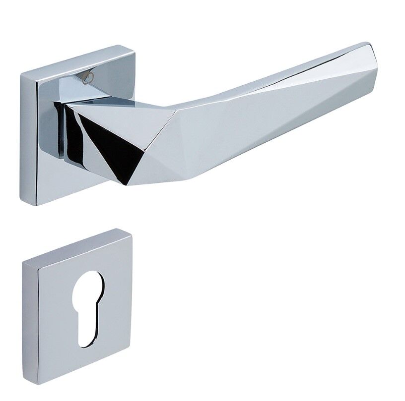 PIRA Kapı Kolu Seti Yale Krom Parlak