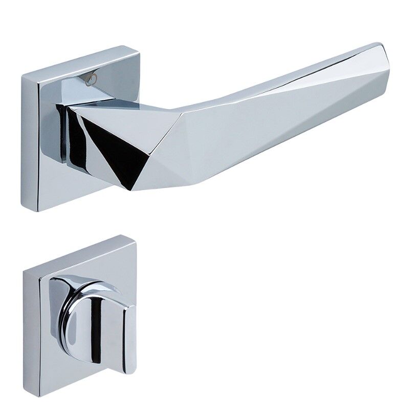 PIRA Kapı Kolu Seti WC Krom Parlak