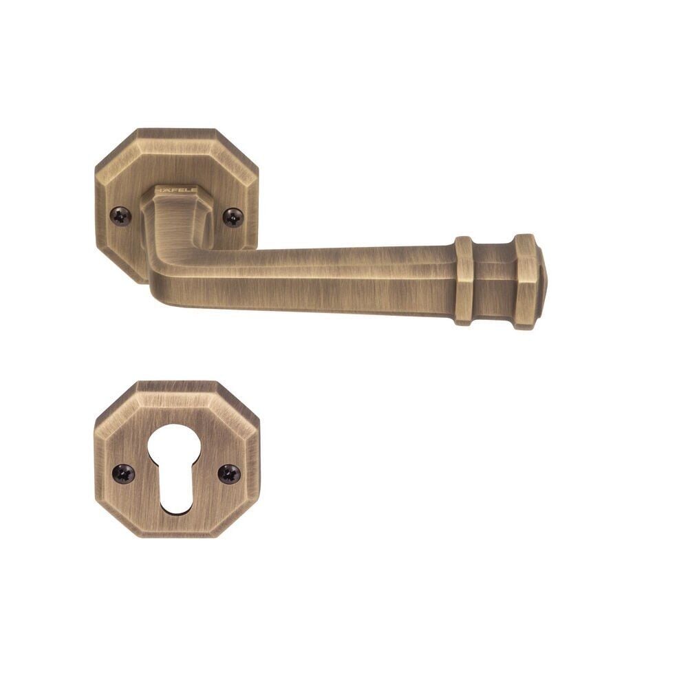 Hafele YORK PC (Barelli Tip) Antik Bronz Renk Kapı Kolu