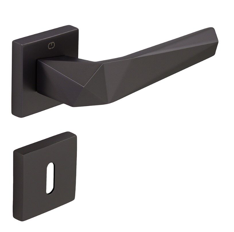 PIRA Kapı Kolu Seti Oda Antrasit Satine