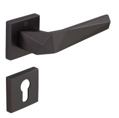 PIRA Kapı Kolu Seti Yale Antrasit Satine