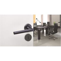 Hafele VIBORA WC (Banyo Tipi) Antrasit Renk Kapı Kolu