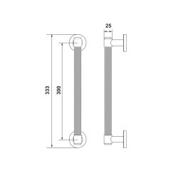 Hafele VERONA II Mat Altın Renk Çekme Kol