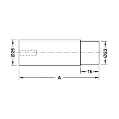Hafele Duvara Monte Kapı Stoperi, Mat Paslanmaz Çelik Renk
