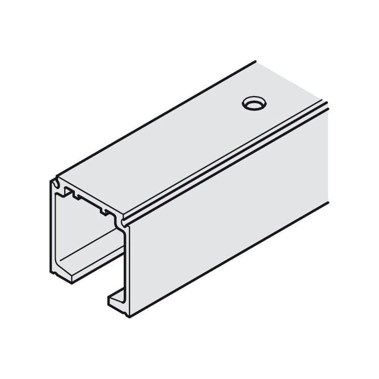 Hafele Slido D- Line11 G x Y: 31 x 33 mm Tekli Taşıyıcı Ray