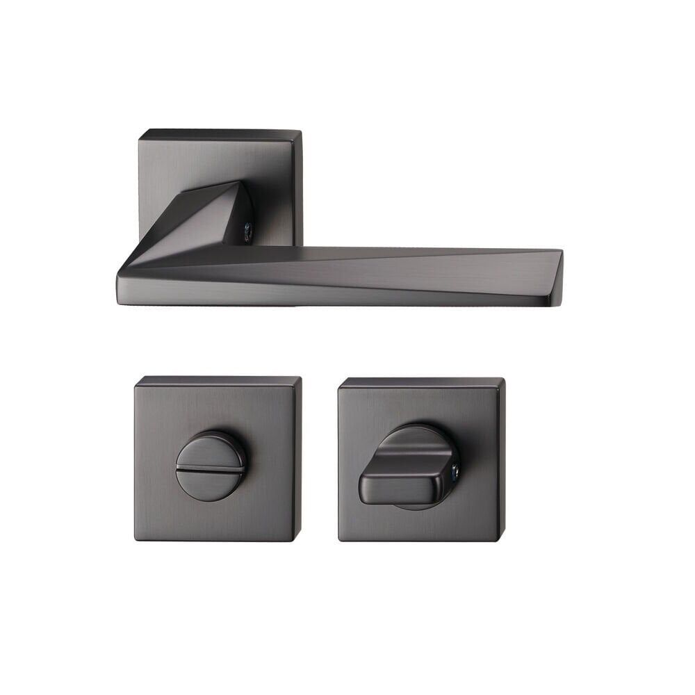 Hafele MARCEL WC (Banyo Tipi) Titanyum Renk Kapı Kolu