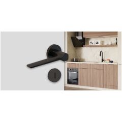Hafele MARC WC (Banyo Tipi) Mat Nikel Renk Kapı Kolu