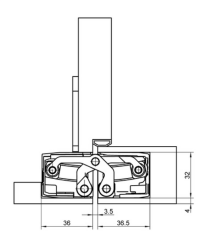 Simonswerk TECTUS TE 640 3D Gizli Menteşe Mat Siyah