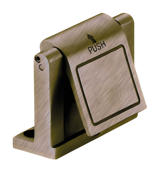 Kapı Güvenlik Mandalı, HÄFELE SDG 05 Antik Bronz 57x70mm