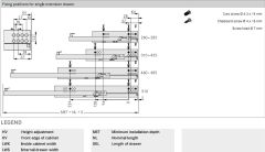 Grass Dynamoov Tek Açılım Yavaşlatıcılı Gizli Ray 460mm Pimli Mandalsız