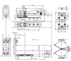 Pivot Kapı Kapatıcı Frenli 60 kg 110 cm 150º 102 WS