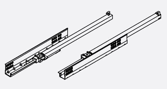 Grass Dynamoov Tek Açılım Yavaşlatıcılı Gizli Ray 310mm Pimli